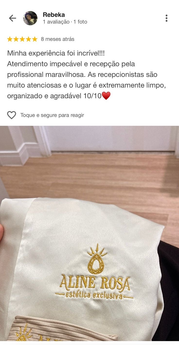 Avaliação de cliente